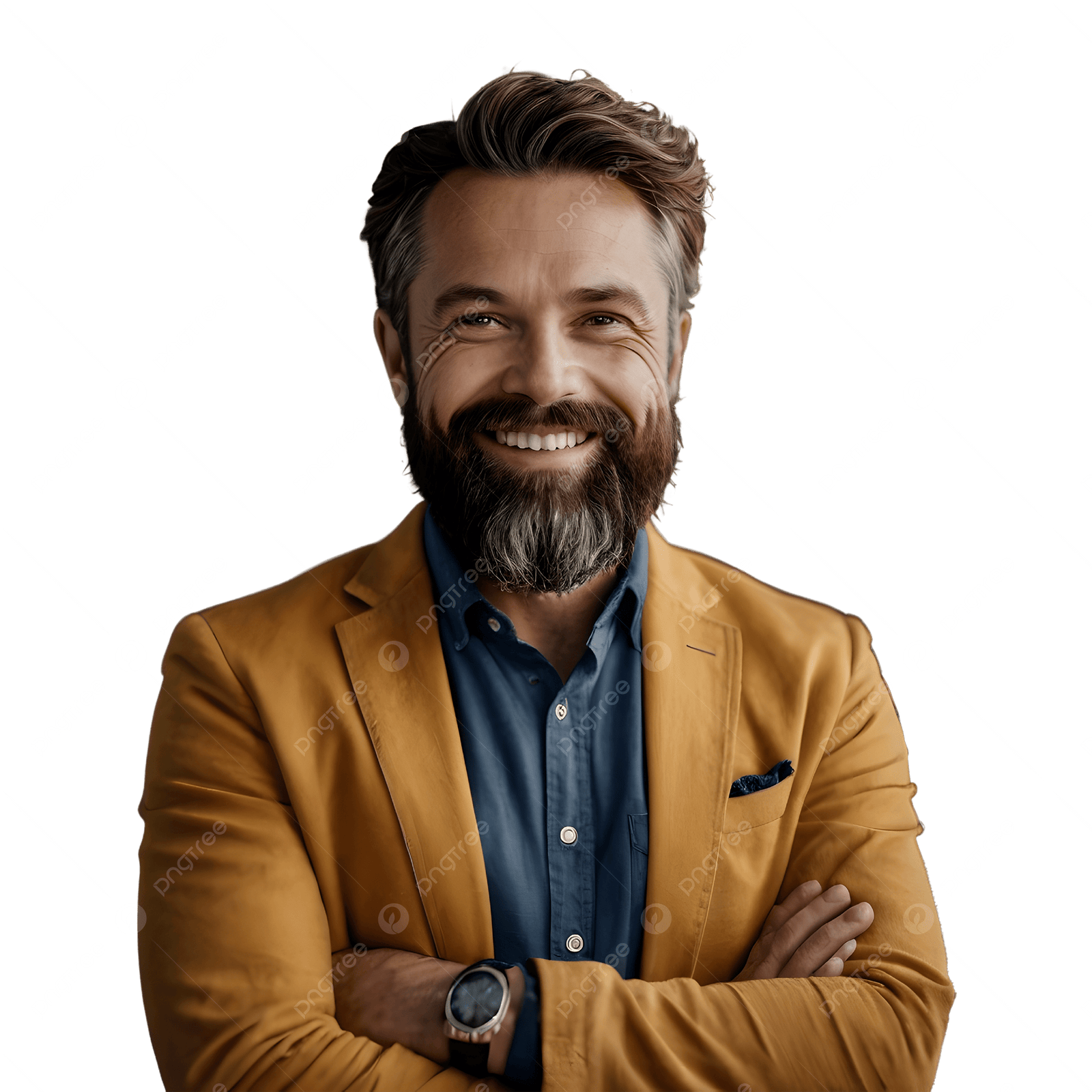 pngtree modern professional headshot with a friendly smile png image 18805857